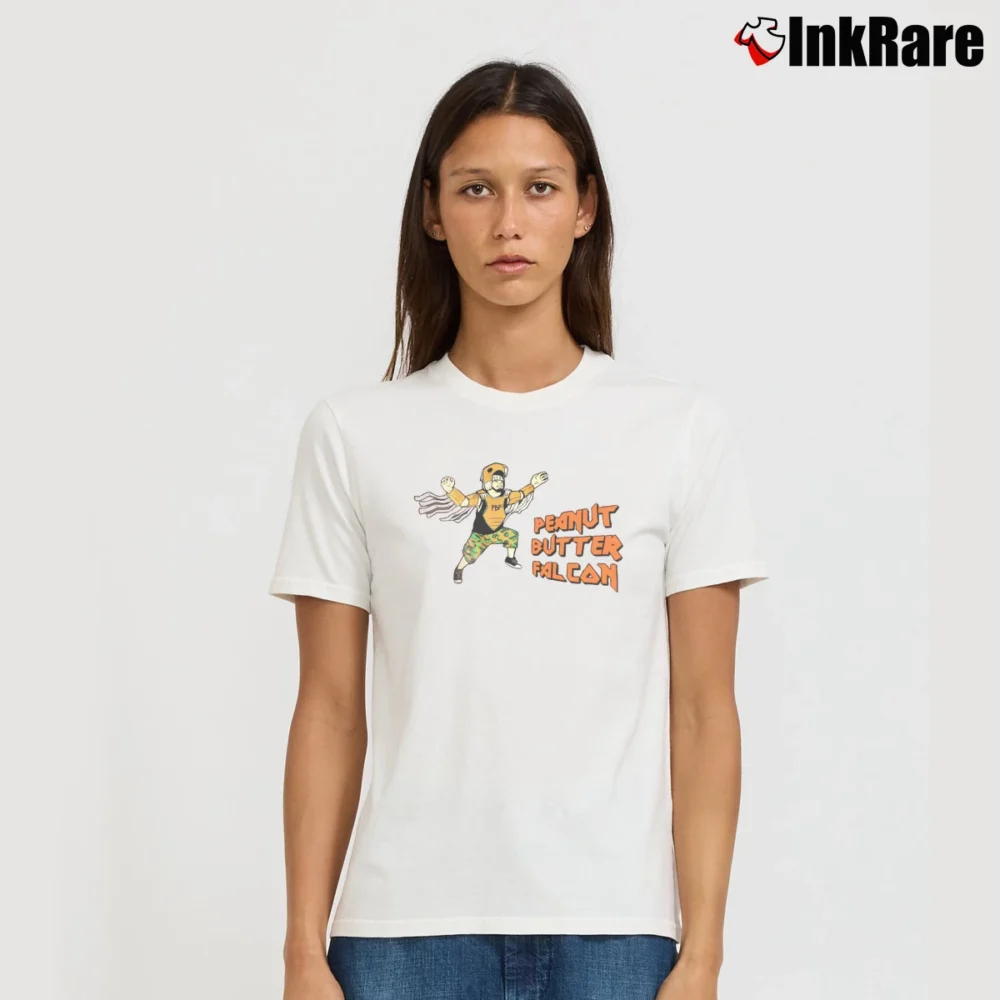 Women’s Peanut Butter Falcon Signature T-Shirt in white | Soft, Flattering Fit