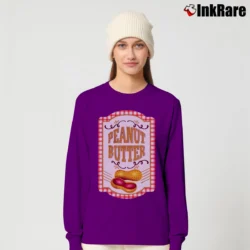 Women’s Peanut Butter Jelly Halloween Matching Costume Long-Sleeve Top in purple | Sleek, Versatile, All-Season