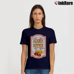 Women’s Peanut Butter Jelly Halloween Matching Costume Signature T-Shirt in navy | Soft, Flattering Fit