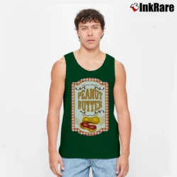 Men’s Peanut Butter Jelly Halloween Matching Costume Tank Top in forest green | Breathable, Active-Friendly Design