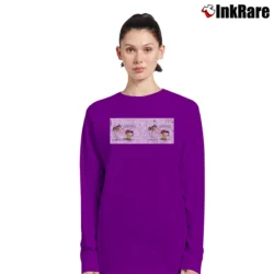 Women’s Peanuts Aaugh Snoopy Football Coffee Design Long-Sleeve Top in purple | Sleek, Versatile, All-Season