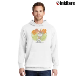 Men’s Peanuts Aloha Snoopy Pullover Hoodie in white | Cozy, Durable, Modern Fit