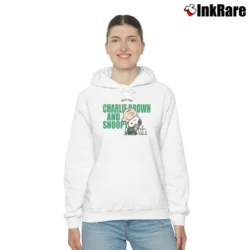 Women’s Peanuts Charlie Brown And Snoopy Cozy Hoodie in white | Warm, Structured, Stylish