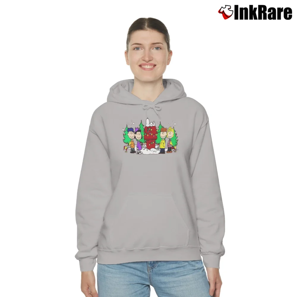 Women’s Peanuts Charlie Brown Christmas Cozy Hoodie in sport grey | Warm, Structured, Stylish