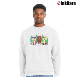Men’s Peanuts Charlie Brown Christmas Crewneck Sweatshirt in white | Cozy Fabric, Clean Style