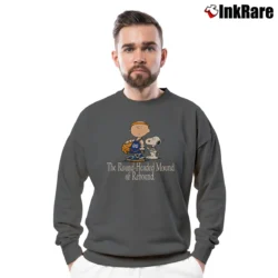 Men’s Peanuts Charlie Brown Snoopy Basketball Charles Barkley Crewneck Sweatshirt in charcoal | Cozy Fabric, Clean Style