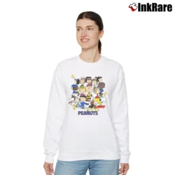 Women’s Peanuts Charlie Brown Snoopy Relaxed Sweatshirt in white | Soft, Laid-Back Vibe