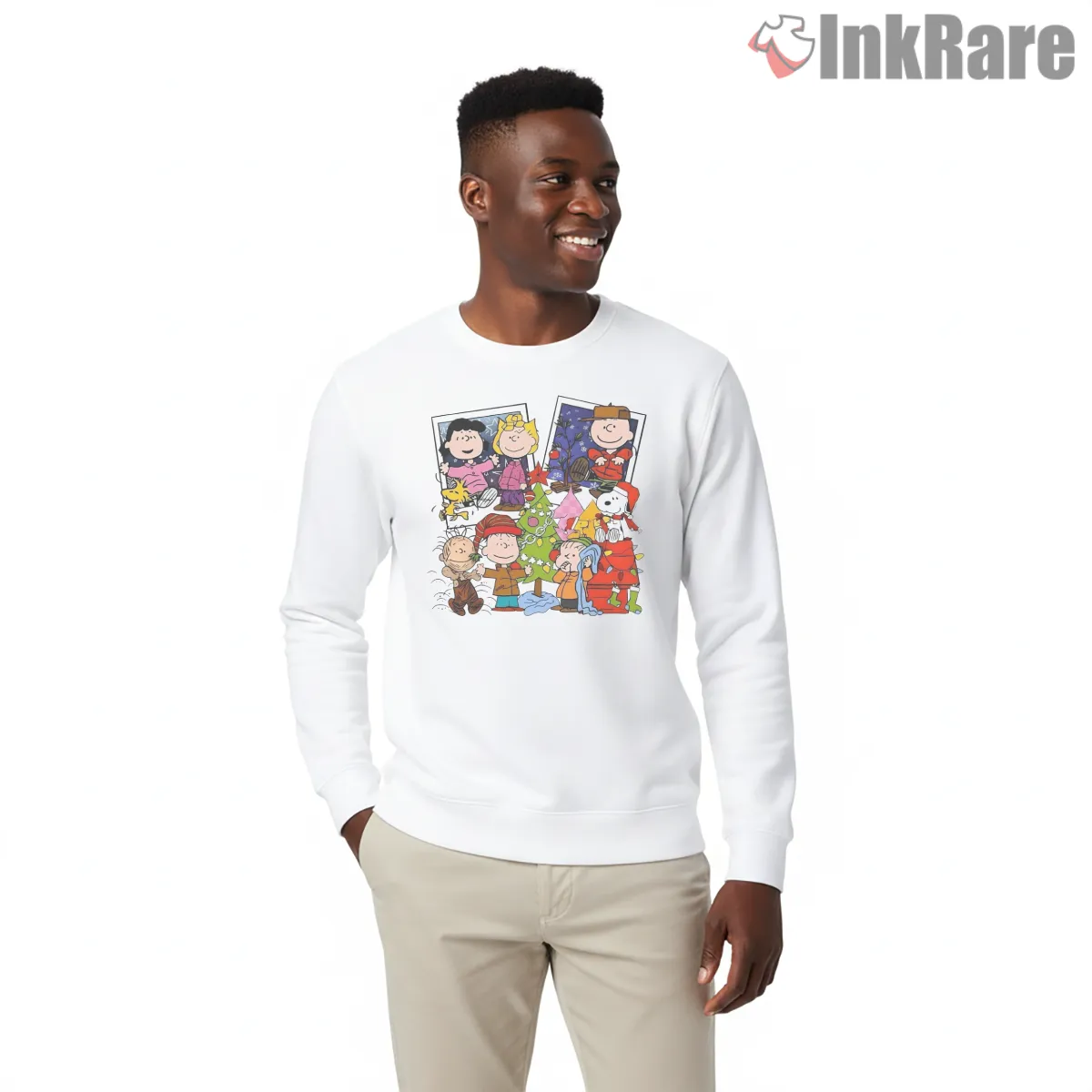 Peanuts Classic Christmas Gang Shirt Peanuts Classic Christmas Gang Shirt on graphic shirt for men graphic tee