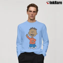 Men’s Peanuts Franklin Armstrong Long-Sleeve Shirt in light blue | Sleek, Lightweight, Year-Round Wear