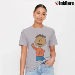 Women’s Peanuts Franklin Armstrong Signature T-Shirt in sport grey | Soft, Flattering Fit