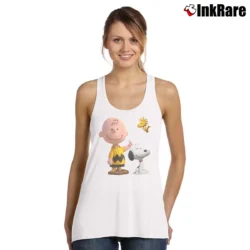 Women’s Peanuts Movie 2015 Snoopy Quotes Tank Top in white | Lightweight, Movement-Friendly