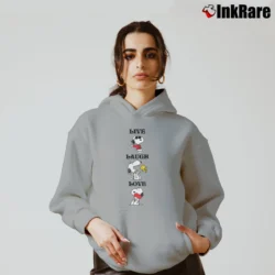 Women’s Peanuts Snoopy Charlie Brown Live Laugh Love Classic Cozy Hoodie in sport grey | Warm, Structured, Stylish