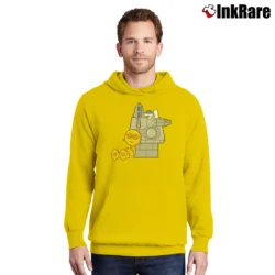 Men’s Peanuts Snoopy Charlie Brown Star Wars Pullover Hoodie in yellow | Cozy, Durable, Modern Fit