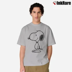 Men’s Peanuts Snoopy Charlie Brown Woodstock Retro Classic T-Shirt in sport grey | Soft, Breathable Everyday Wear