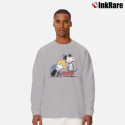 Men’s Peanuts Snoopy Schroeder at the Piano Long-Sleeve Shirt in sport grey | Sleek, Lightweight, Year-Round Wear