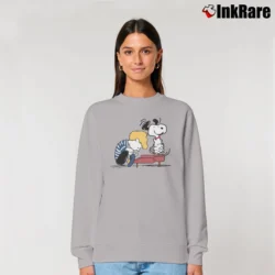 Women’s Peanuts Snoopy Schroeder at the Piano Relaxed Sweatshirt in sport grey | Soft, Laid-Back Vibe
