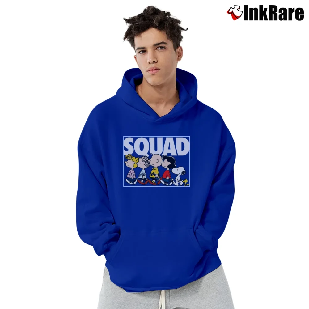 Men’s Peanuts Squad Pullover Hoodie in royal blue | Cozy, Durable, Modern Fit
