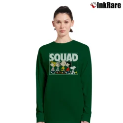 Women’s Peanuts Squad Long-Sleeve Top in forest green | Sleek, Versatile, All-Season