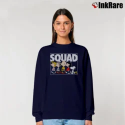 Women’s Peanuts Squad Relaxed Sweatshirt in navy | Soft, Laid-Back Vibe