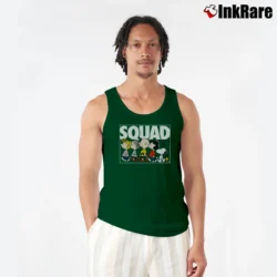 Men’s Peanuts Squad Tank Top in forest green | Breathable, Active-Friendly Design