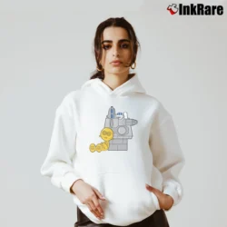 Women’s Peanuts Star Wars Snoopy Charlie Brown Cozy Hoodie in white | Warm, Structured, Stylish