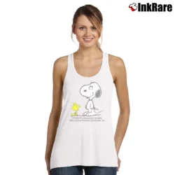 Women’s Peanuts Woodstock And Snoopy Tank Top in white | Lightweight, Movement-Friendly