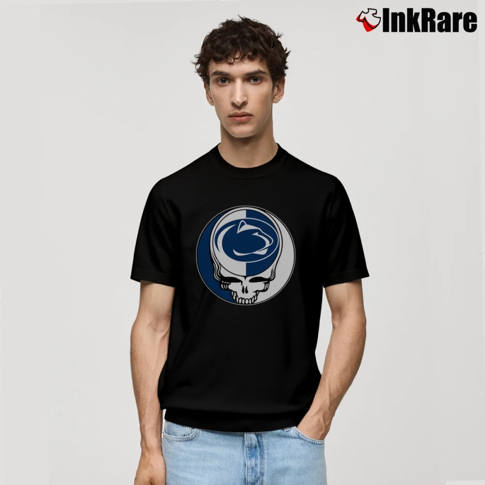 Men’s Penn State Nittany Lions Grateful Dead Logo Band Classic T-Shirt in black | Soft, Breathable Everyday Wear