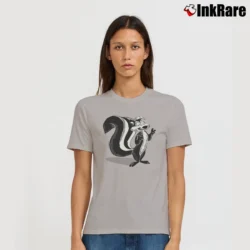 Women’s Pepe Le Pew Green Looney Tunes Signature T-Shirt in sport grey | Soft, Flattering Fit