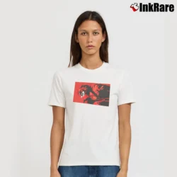 Women’s Persona 5 Joker Red And White Graphic Signature T-Shirt in white | Soft, Flattering Fit
