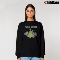 Women’s Pete's Dragon Disney Classic Retro Movie Relaxed Sweatshirt in black | Soft, Laid-Back Vibe