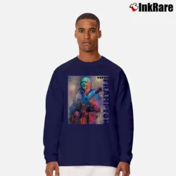 Men’s Peter Frampton Musician Long-Sleeve Shirt in navy | Sleek, Lightweight, Year-Round Wear
