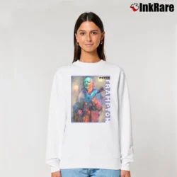 Women’s Peter Frampton Musician Relaxed Sweatshirt in white | Soft, Laid-Back Vibe
