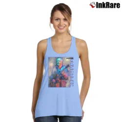 Women’s Peter Frampton Musician Tank Top in light blue | Lightweight, Movement-Friendly