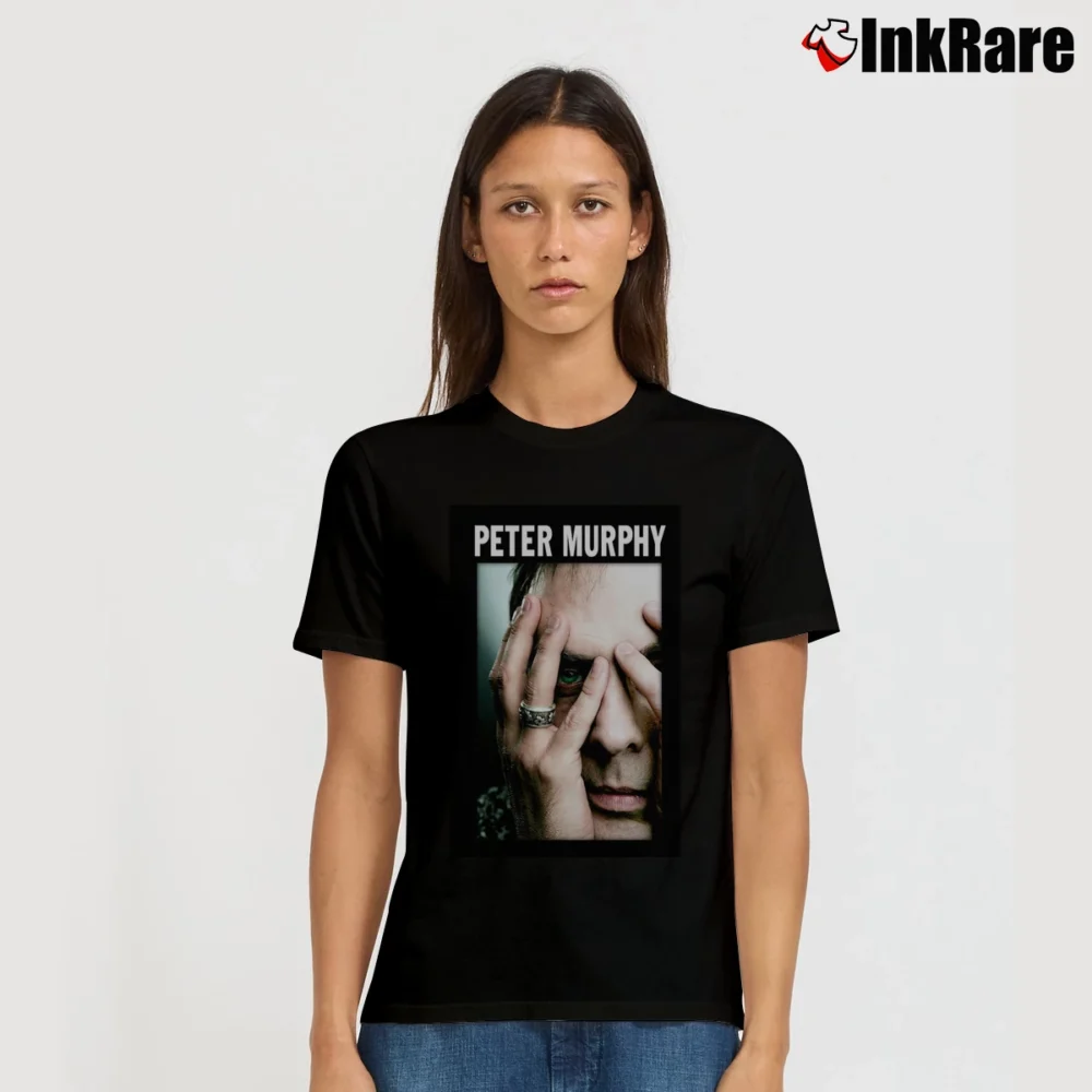 Women’s Peter Murphy Hands Music Signature T-Shirt in black | Soft, Flattering Fit