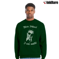 Men’s Peter Sellers I Can Walk Comedy Crewneck Sweatshirt in forest green | Cozy Fabric, Clean Style