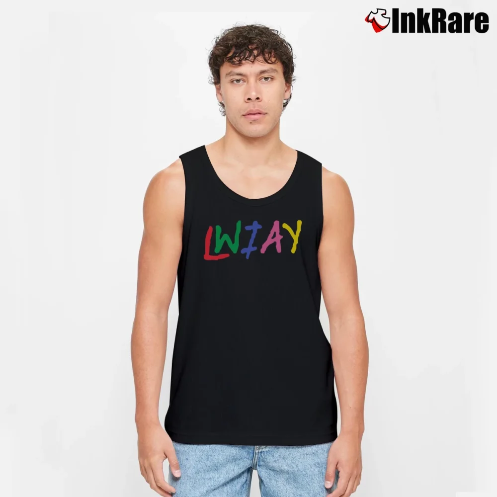 Men’s Pewdiepie Represent Meme Tank Top in black | Breathable, Active-Friendly Design