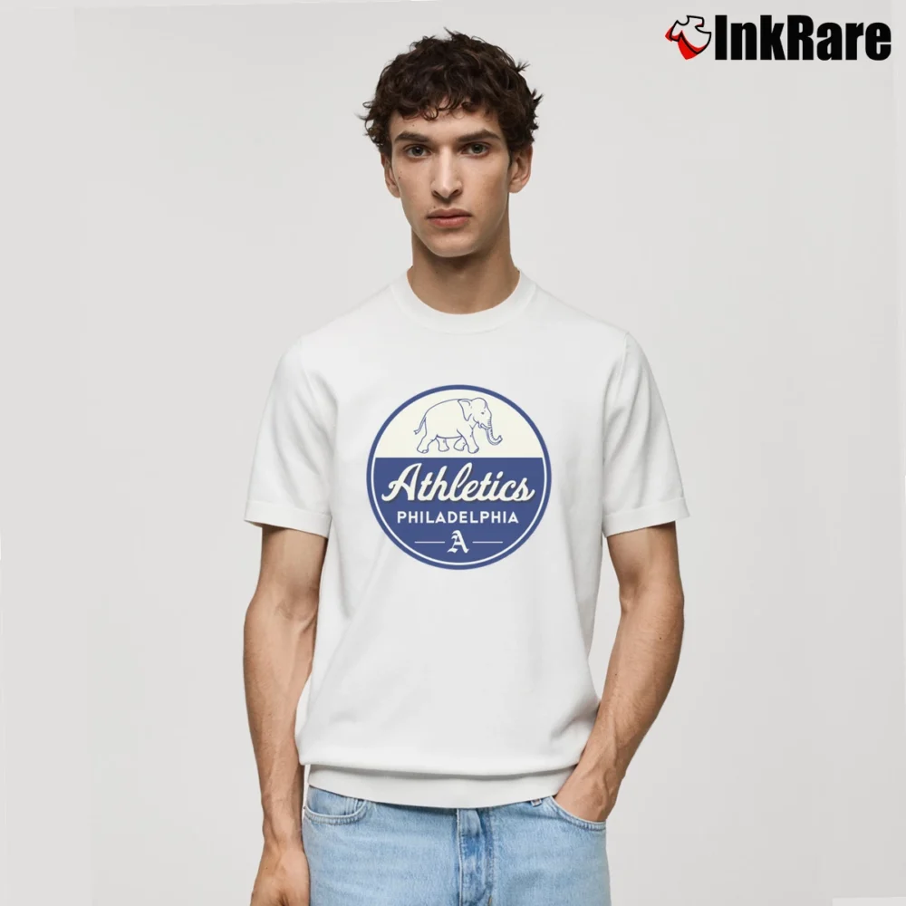 Men’s Philadelphia Athletics Defunct Baseball Classic Classic T-Shirt in white | Soft, Breathable Everyday Wear