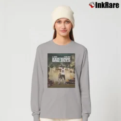 Women’s Philadelphia Eagles AJ Brown Devonta Smith Bad Boys Long-Sleeve Top in sport grey | Sleek, Versatile, All-Season