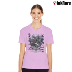Women’s philadelphia eagles devonta smith for NFL Fans V-Neck Tee in light pink | Chic Neckline, Soft Texture