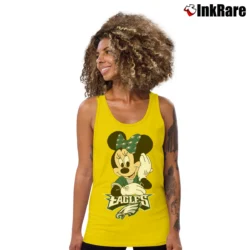 Women’s Philadelphia Eagles Football Mimi Mouse Disney Tank Top in yellow | Lightweight, Movement-Friendly