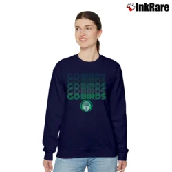 Women’s philadelphia eagles go birds on the road to victory for NFL Fans Relaxed Sweatshirt in navy | Soft, Laid-Back Vibe