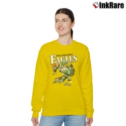 Women’s Philadelphia Eagles NFL Mascot Football Relaxed Sweatshirt in yellow | Soft, Laid-Back Vibe