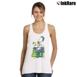 Women’s Philadelphia Eagles Snoopy Christmas Ugly Tank Top in white | Lightweight, Movement-Friendly