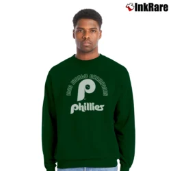 Men’s Philadelphia Phillies 1980 World Series Champs Crewneck Sweatshirt in forest green | Cozy Fabric, Clean Style