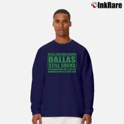Men’s Philadelphia Phillies Dallas Still Sucks Long-Sleeve Shirt in navy | Sleek, Lightweight, Year-Round Wear