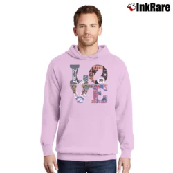 Men’s Philadelphia Phillies Eagles 76ers Flyers City Love Pullover Hoodie in light pink | Cozy, Durable, Modern Fit