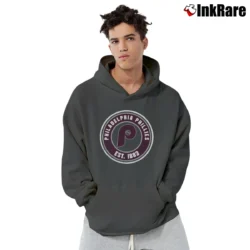 Men’s Philadelphia Phillies EST 1883 Pullover Hoodie in charcoal | Cozy, Durable, Modern Fit