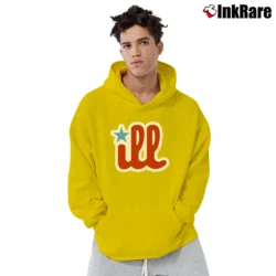 Men’s Philadelphia Phillies Ill 86 Baseball Graphic Pullover Hoodie in yellow | Cozy, Durable, Modern Fit