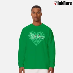 Men’s Philadelphia Phillies St Patricks Day Long-Sleeve Shirt in irish green | Sleek, Lightweight, Year-Round Wear