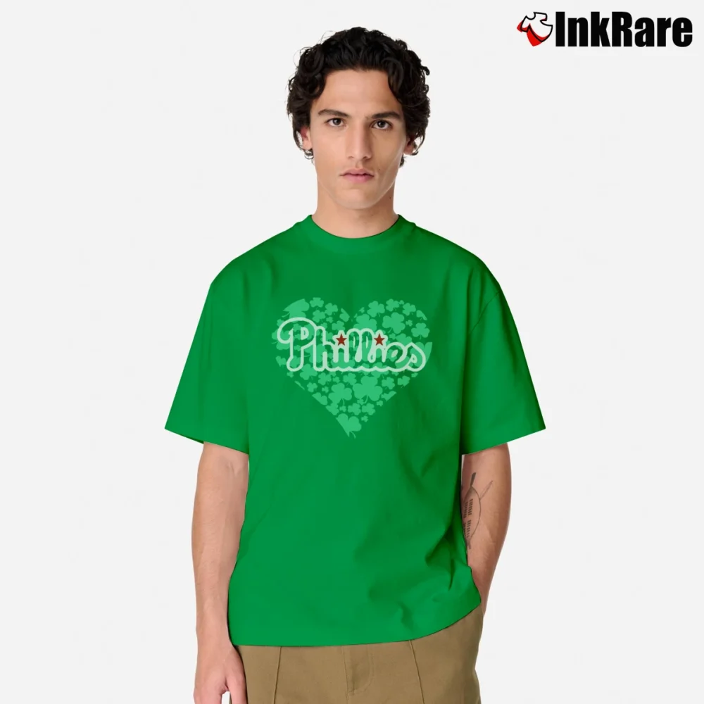 Men’s Philadelphia Phillies St Patricks Day Classic T-Shirt in irish green | Soft, Breathable Everyday Wear